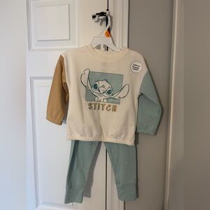 Lilo and Stitch Graphic Sweatshirt and Pants Set 12-18 months